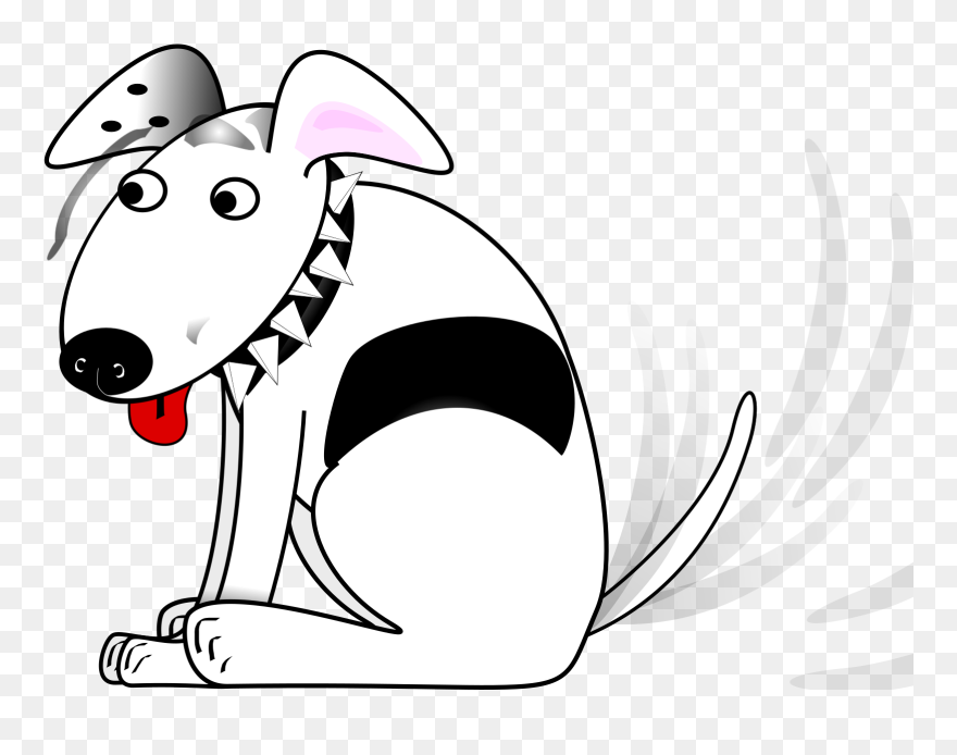 Transparent Dog Wagging Tail Clipart