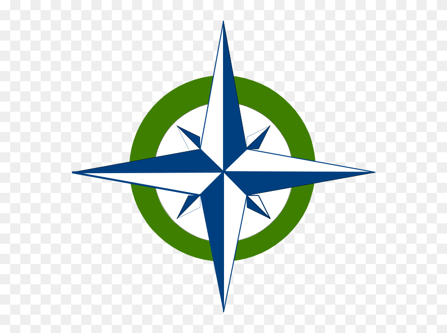 Compass Rose Clip Art - Png Download