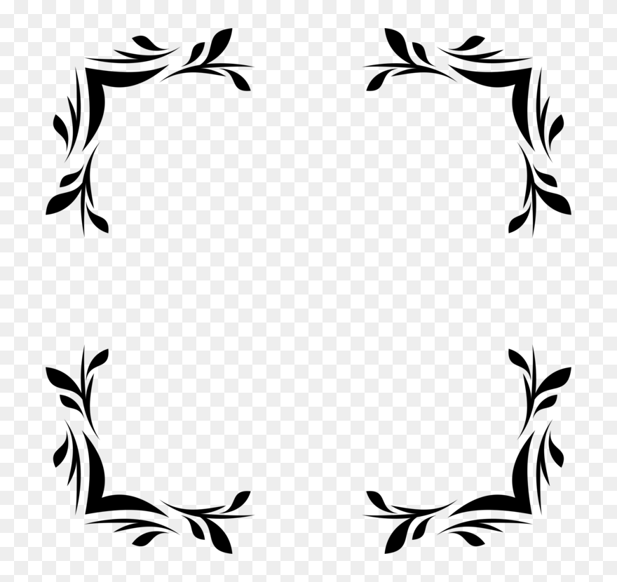 Line Art,plant,stencil - Clip Art - Png Download