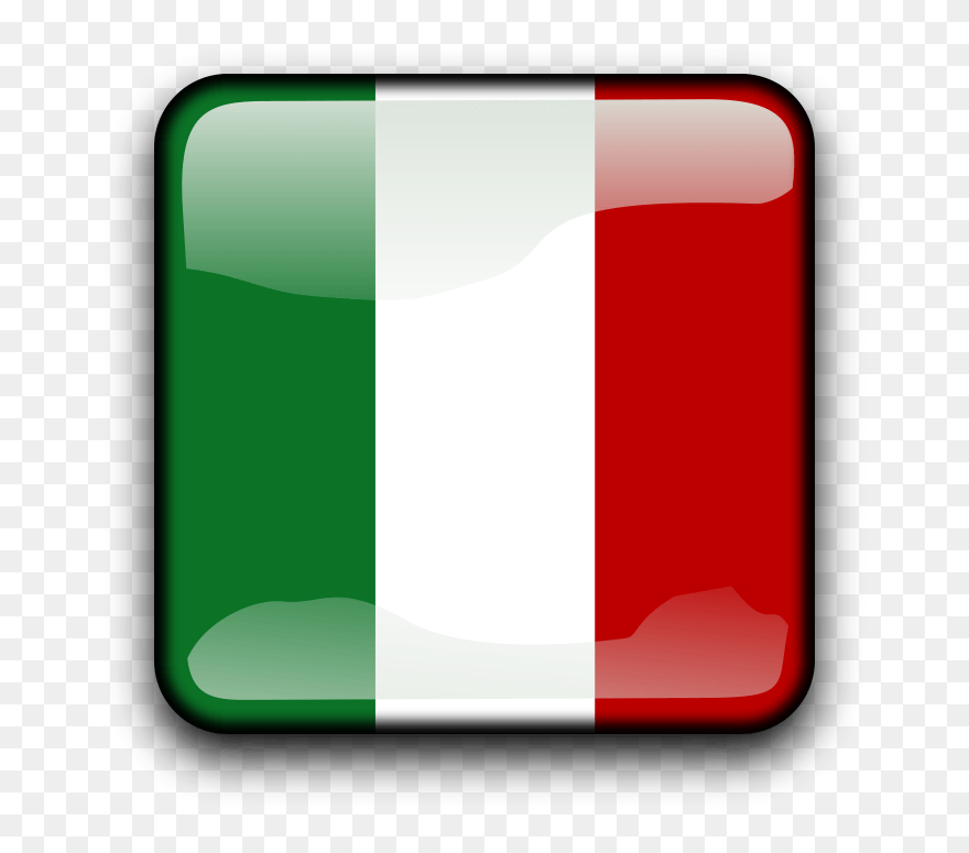 Italy Clip Art - Cartoon Mexican Flag Drawing - Png Download