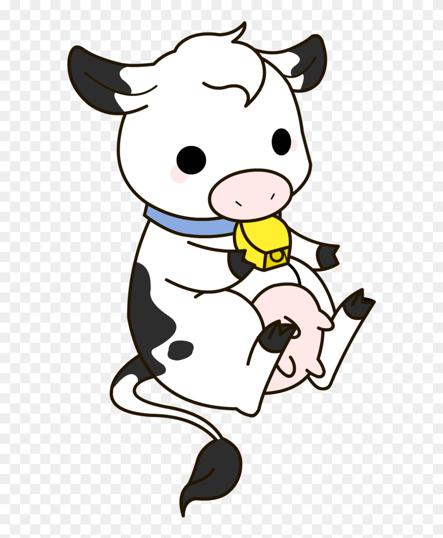 Beef Cattle Silhouette At Getdrawings - Cute Cow Drawing Clipart