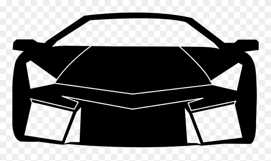 Art Svg Line Lamborghini Clipart