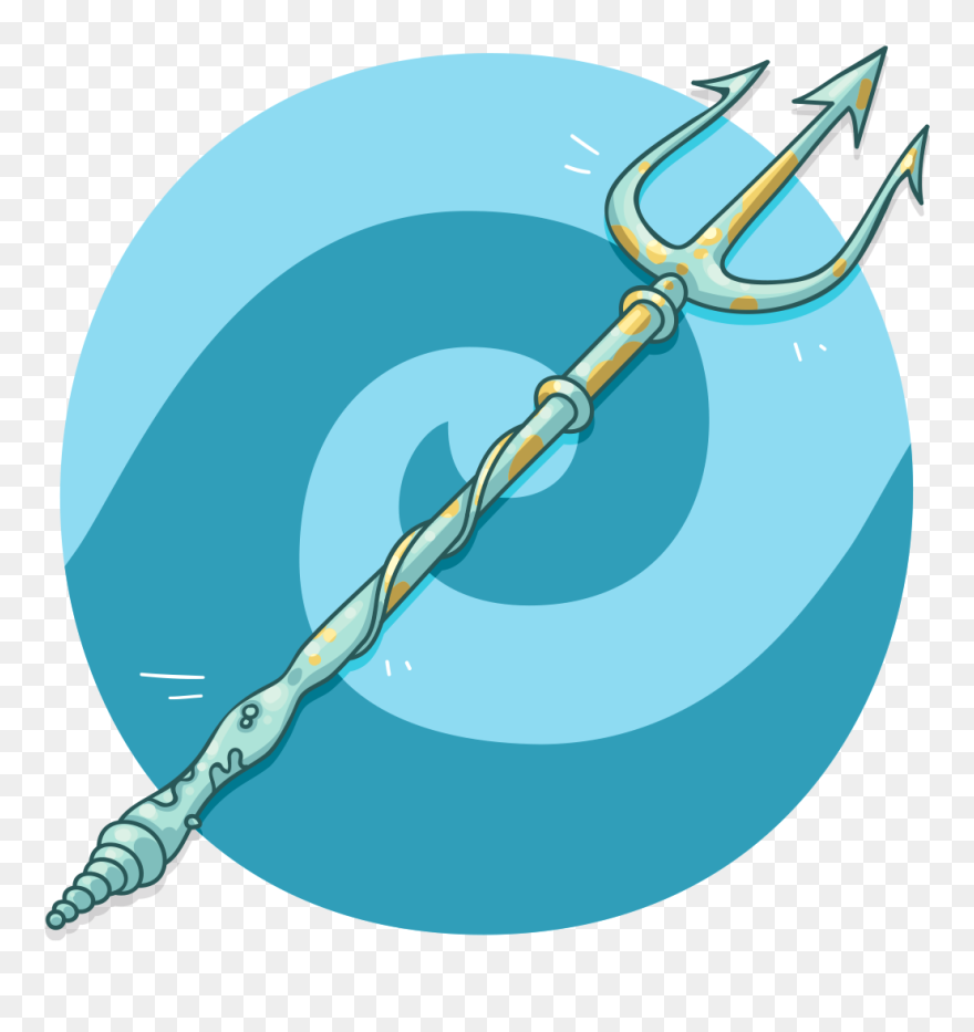 Poseidon Trident Clipart