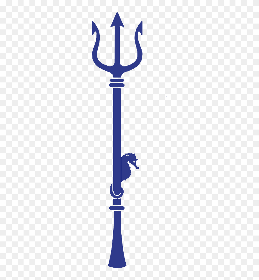 Tattoo Poseidon Art Of Trident Posidon Clipart - Poseidon Trident Tattoo Simple - Png Download