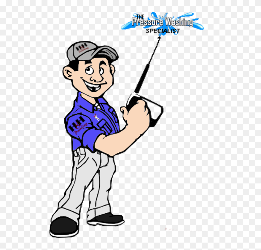 Transparent Washing Face Clipart - Painting And Pressure Washing - Png Download