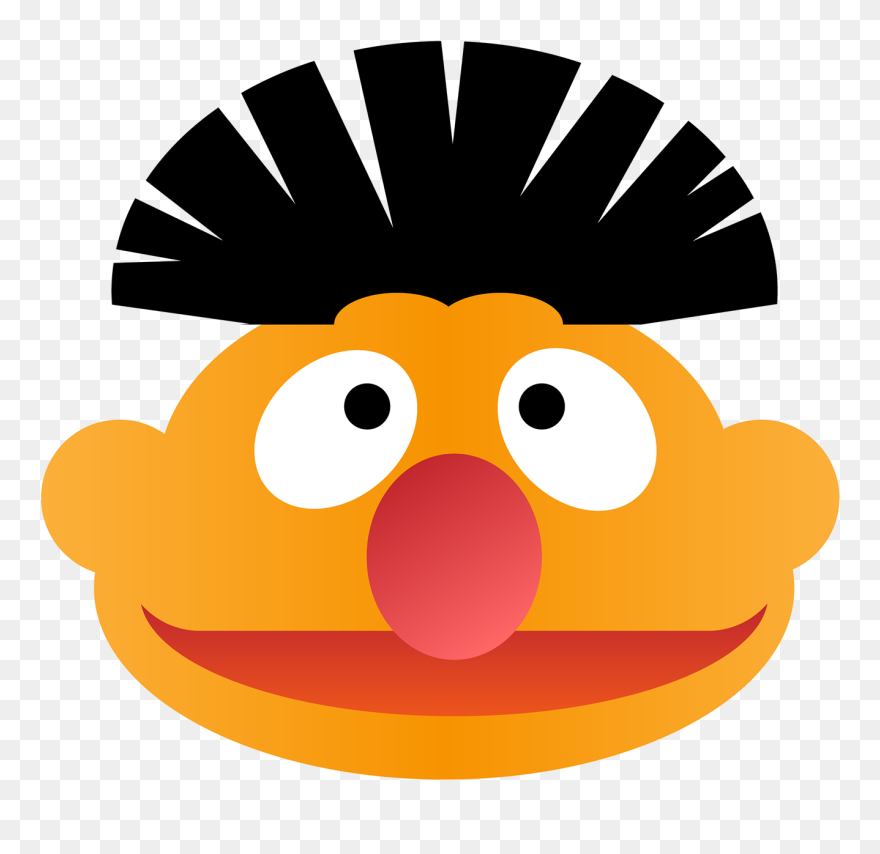 Face Clipart Bert - Clip Art - Png Download