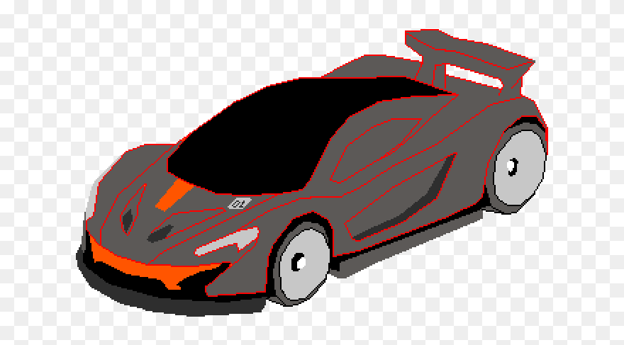 Drawing Lambo Mclaren Huge Freebie Download For Powerpoint - Supercar Clipart