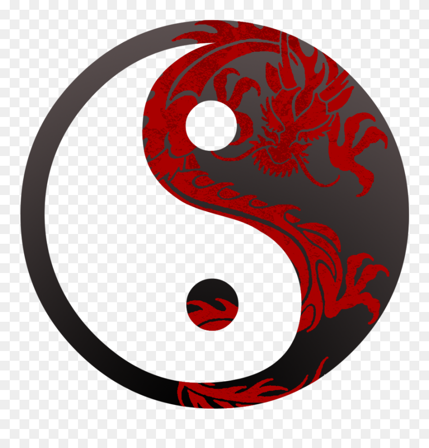 Free Pictures Of Ying Yang Symbol, Download Free Clip - Dragon Yin Yang Symbol - Png Download