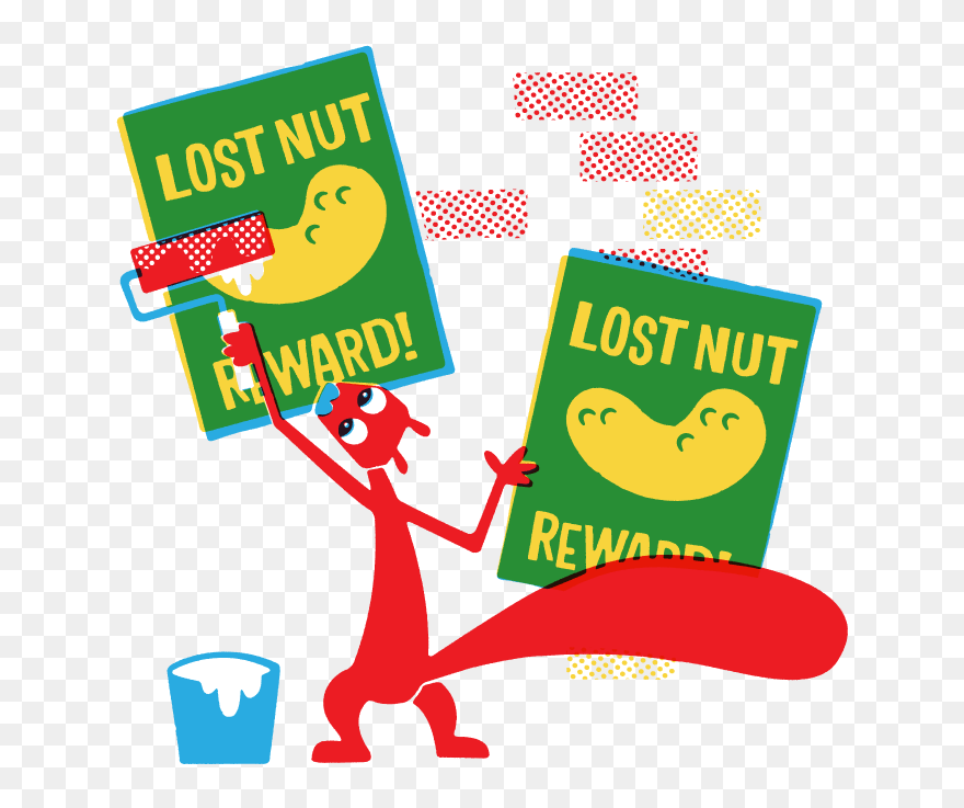 Coconut The Squirrel"s Lost His Nut Sing Along With Clipart