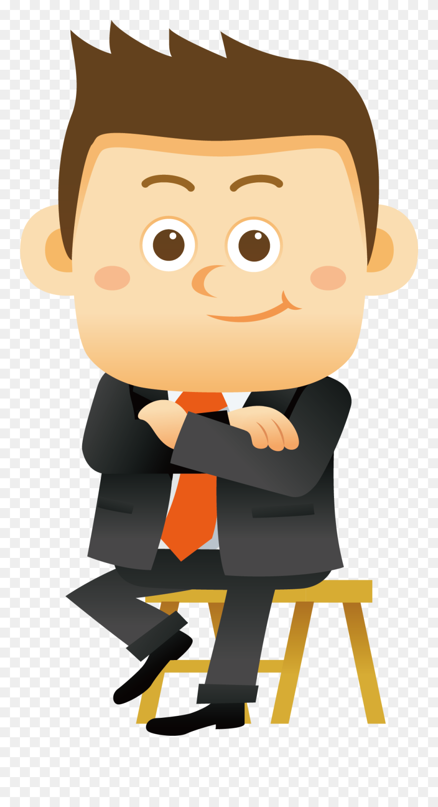 Financial Clipart Business Finance - Person Thumbs Up Cartoon - Png Download