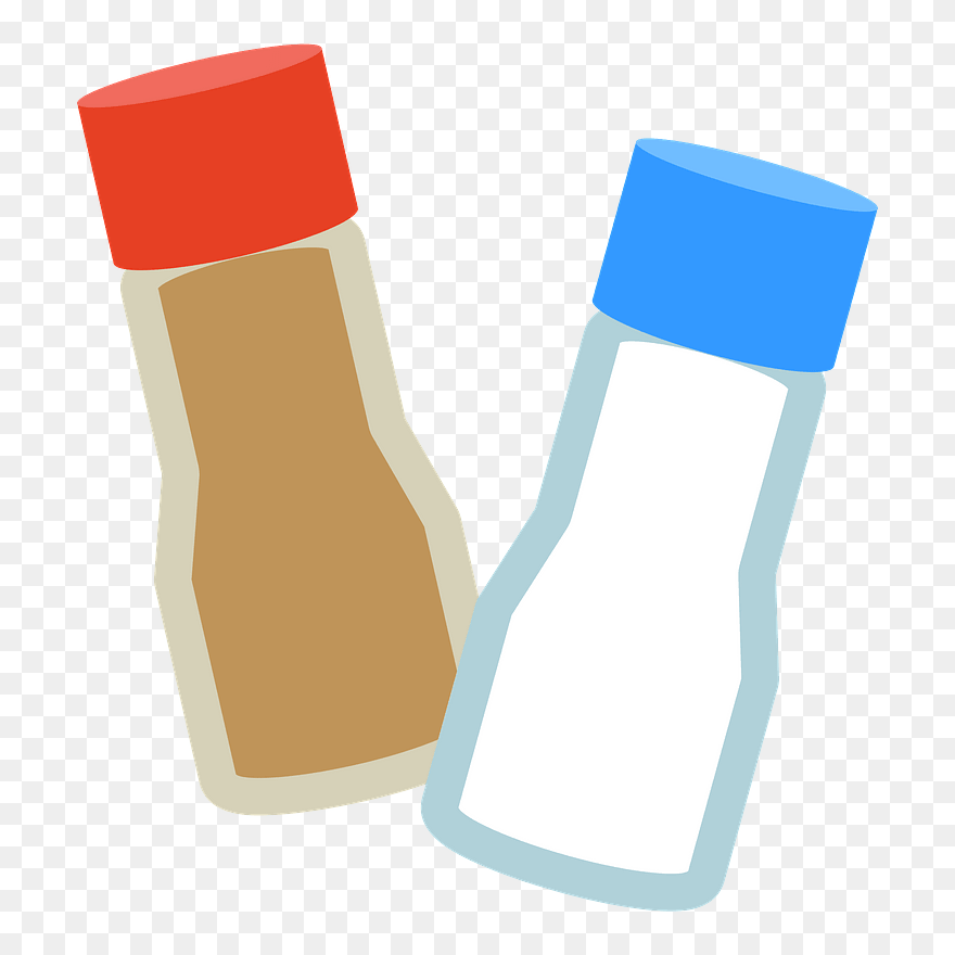 Salt Pepper Clipart - 調味 料 イラスト - Png Download