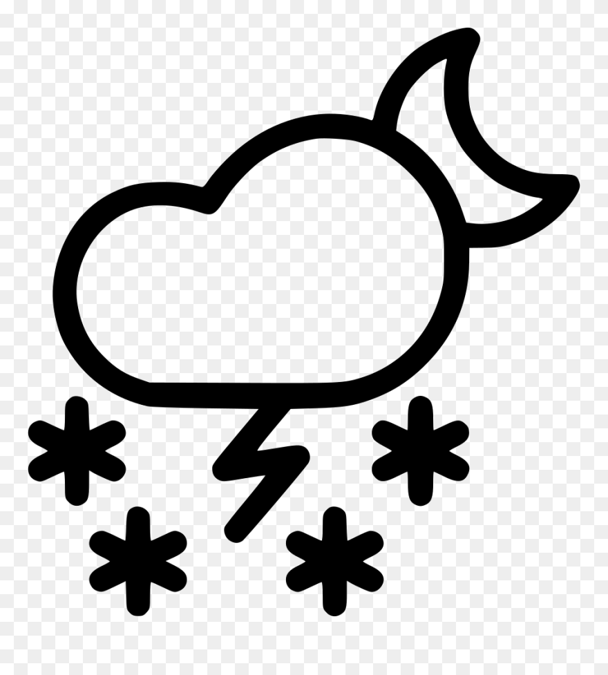 Clipart Snow Snow Storm - Snow Storm Icon - Png Download