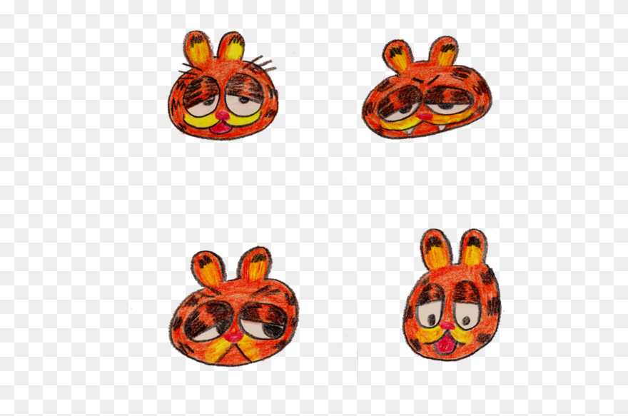 Garfield Charactrt Design Clipart