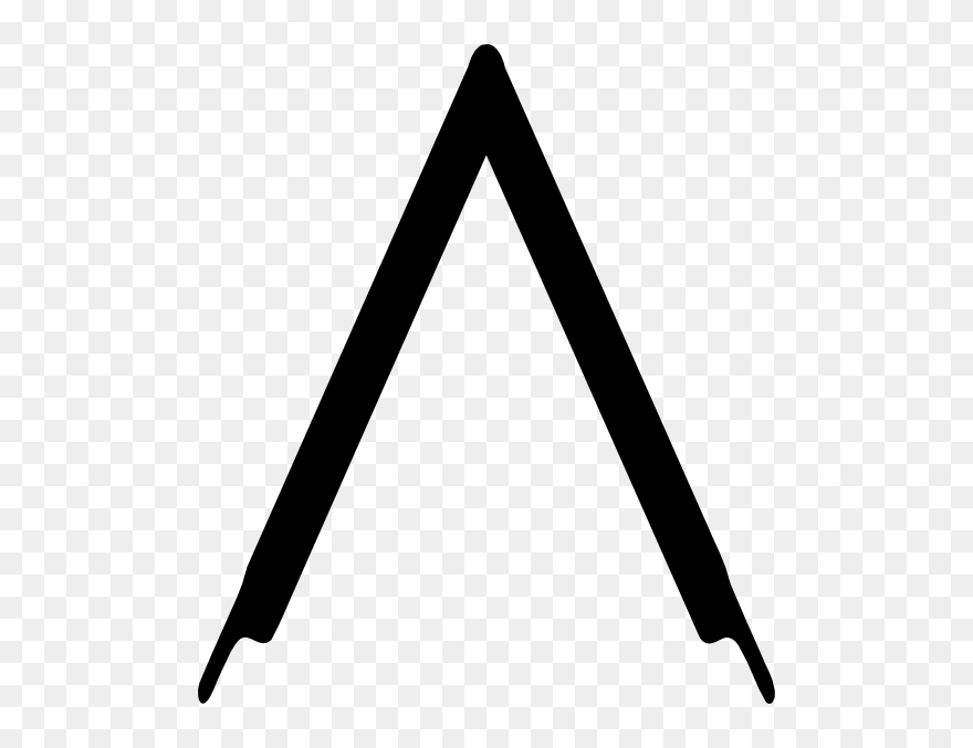 Transparent Triangle Instrument Clipart - Angle Up Arrow Svg - Png Download