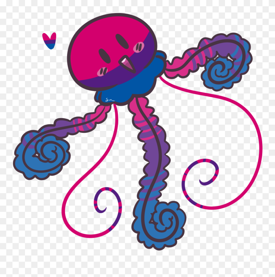 In The Spirit Of Pride Month I Made Some Pride Jellyfish Clipart