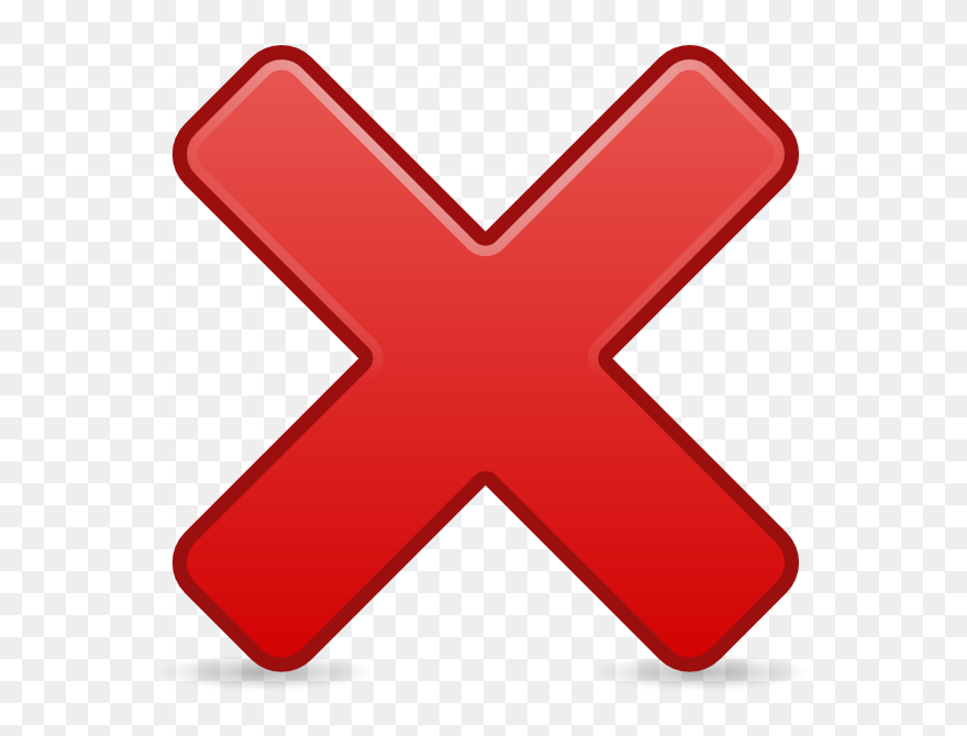 X Sign Clipart Arc - Incorrect Sign - Png Download