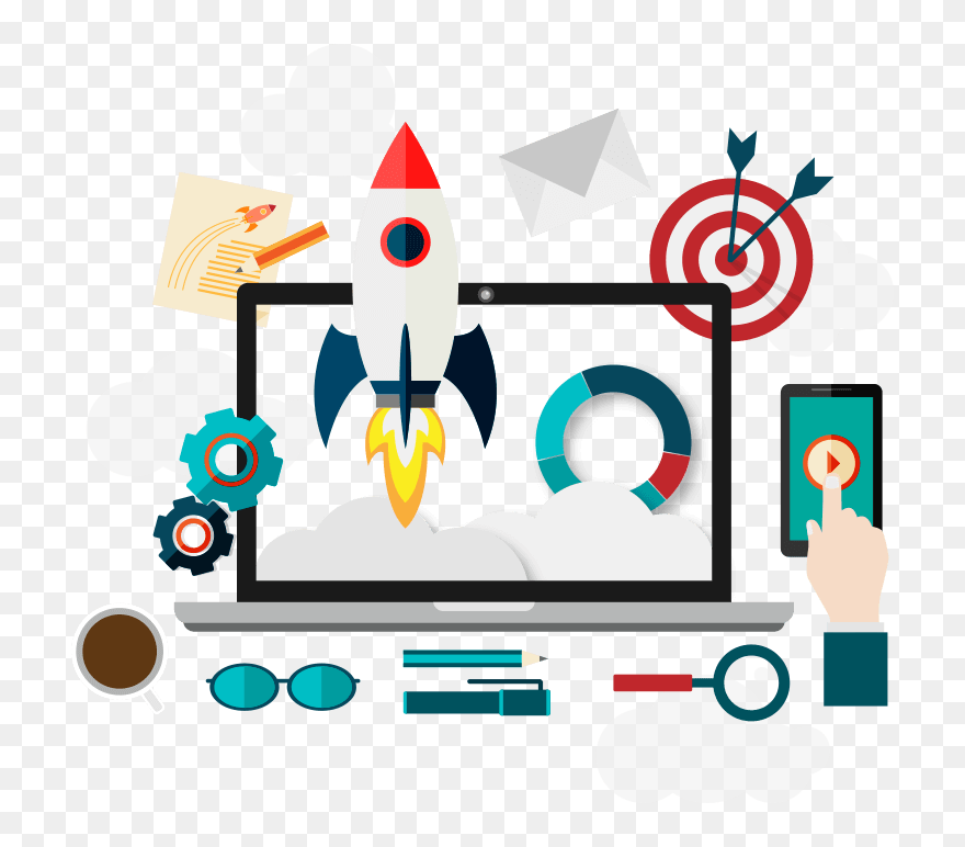 Jira Agile For Management - Digital Marketing Vector Png Clipart