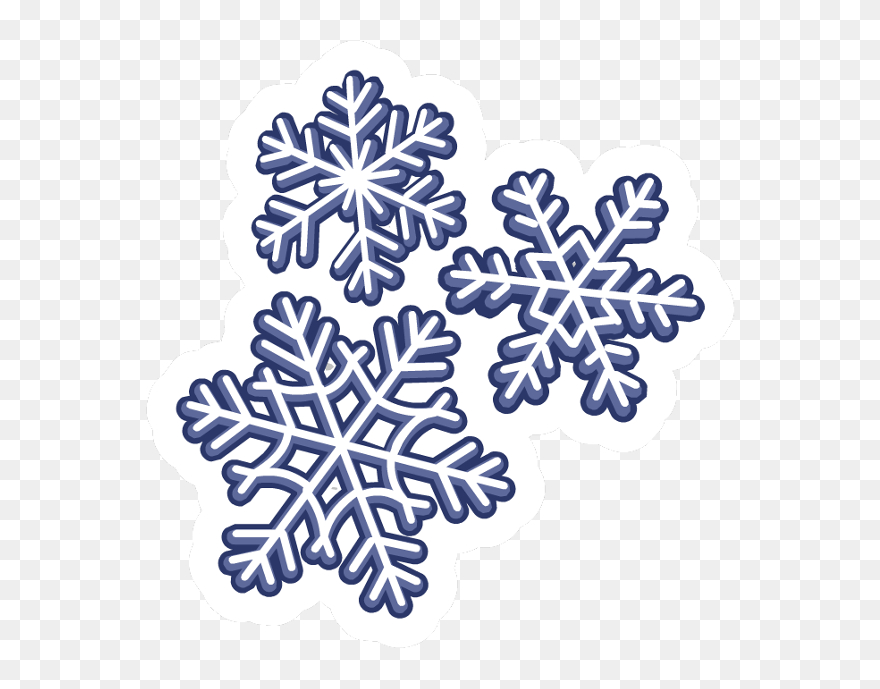 Copos De Nieve Png - Club Penguin Snow Flakes Clipart