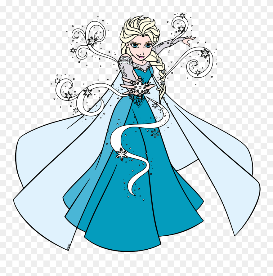 Omalovánky Ledové Království 2 Clipart