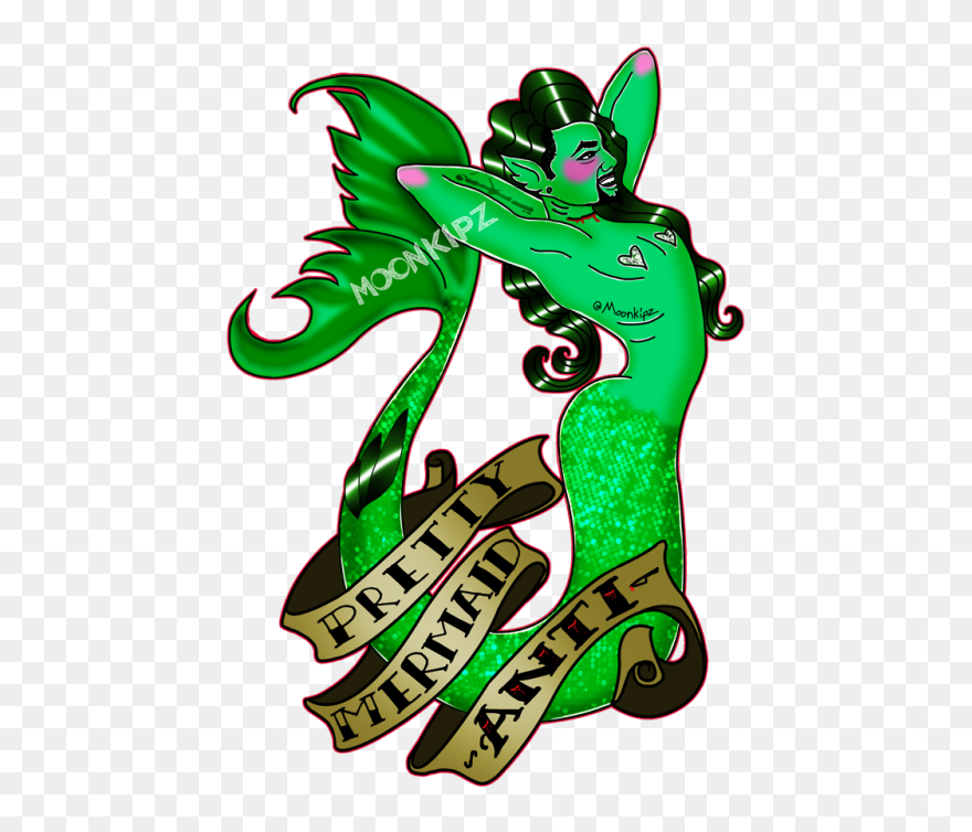 Mermaid Tattoo Designs - Graphic Design Clipart