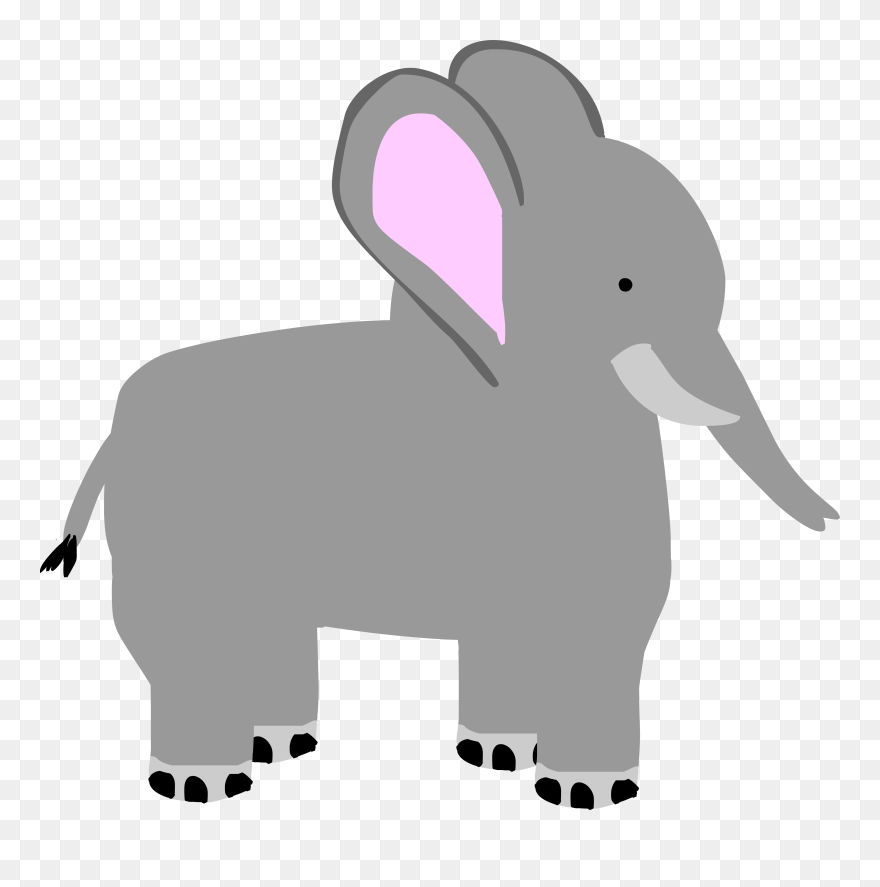 Ele - Indian Elephant Clipart