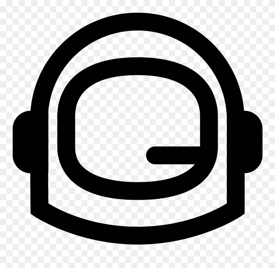 Astronaut Helmet Icon - Astronaut Helmet Icon Png Clipart