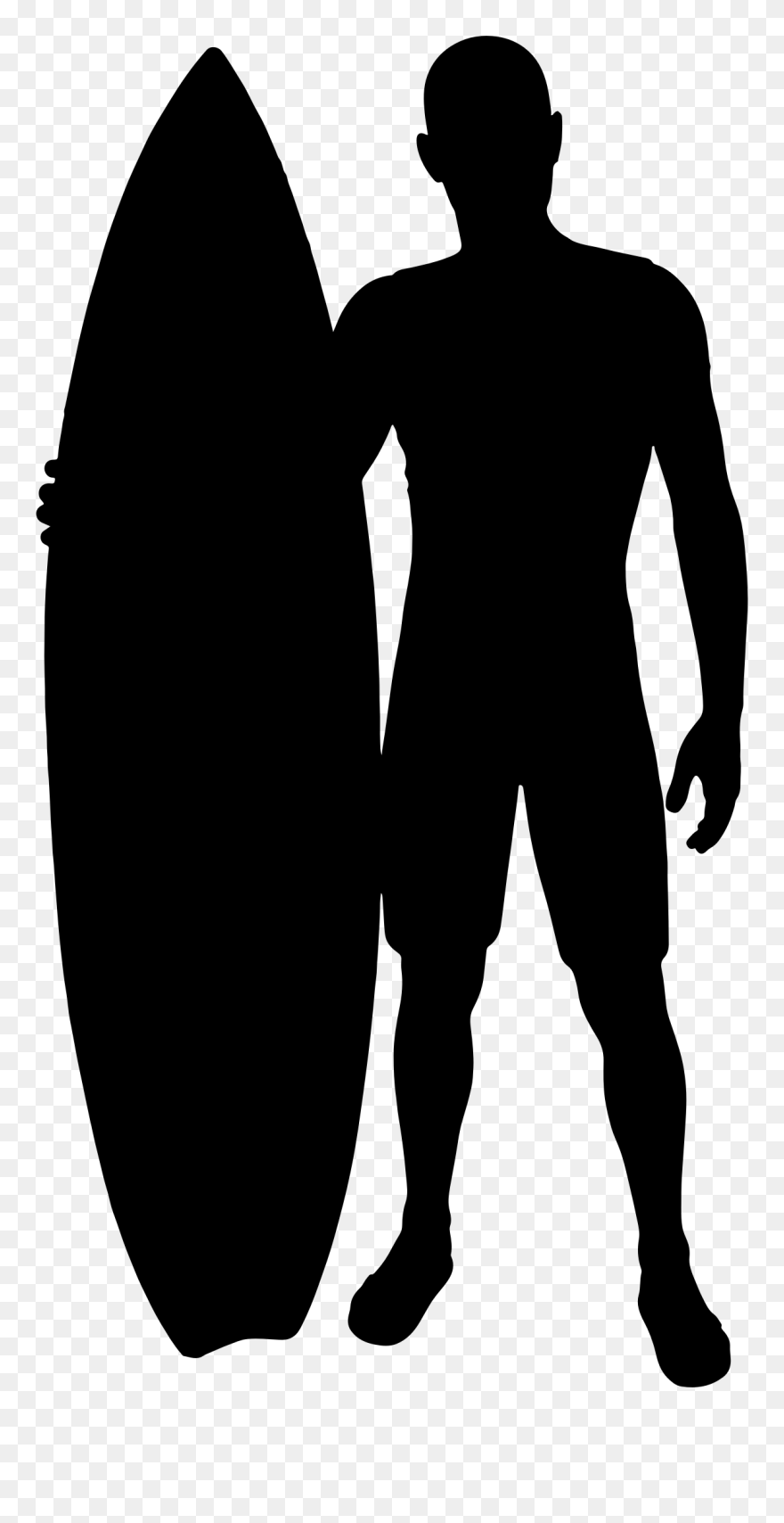 Clipart - Surfer Clip Art Transparent - Png Download