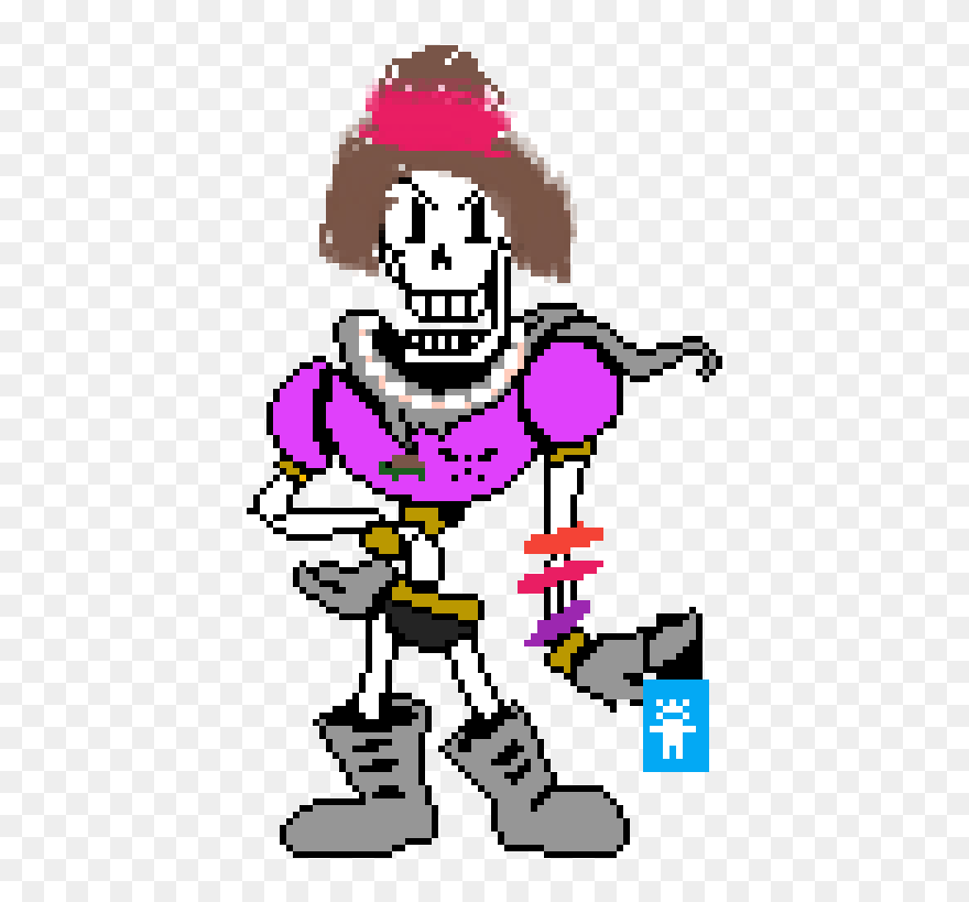 Undertale Pixel Art Papyrus Clipart