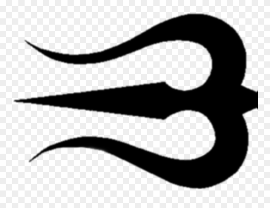 Transparent Trumpet Clipart Black And White - Trishul Clipart Black And White - Png Download
