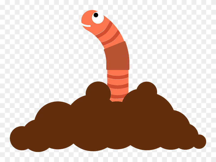 Earthworm Animal Clipart - Png Download