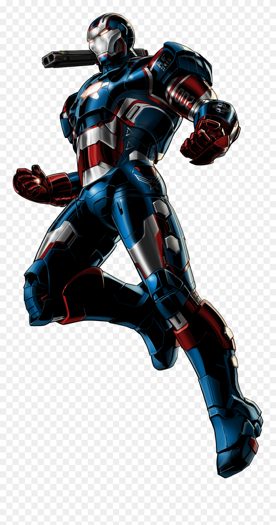 Black Iron Man Png , Png Download - Iron Patriot Png Clipart