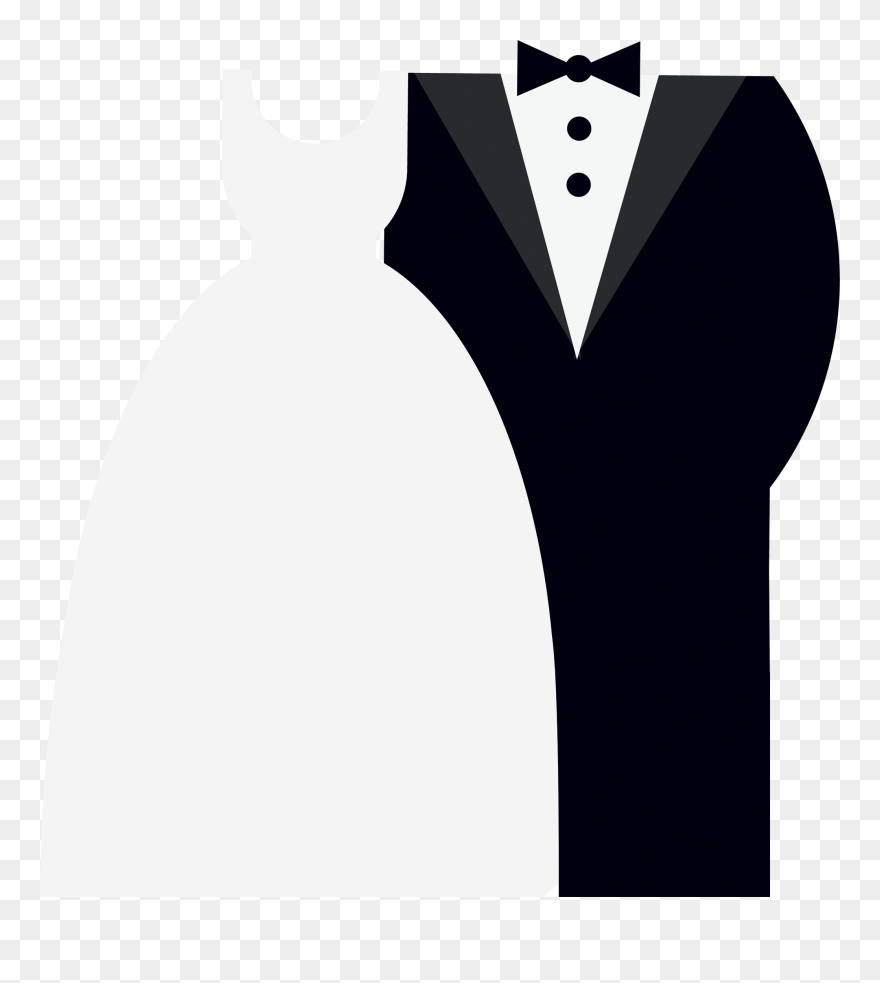 Gentleman Vector Suit Tie - Bridegroom Clipart