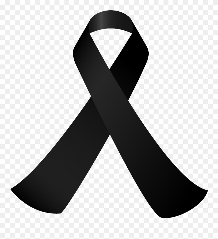 11 September Attacks Black Ribbon Awareness Ribbon - Ribbon Death Clipart