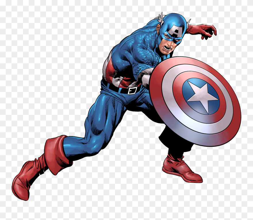 America Danvers Comics Book Carol Captain Comic Clipart - Captain America Comic Png Transparent Png