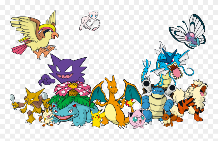 Some Of The Original 151 Pokemon - Arcanine Kanto Clipart