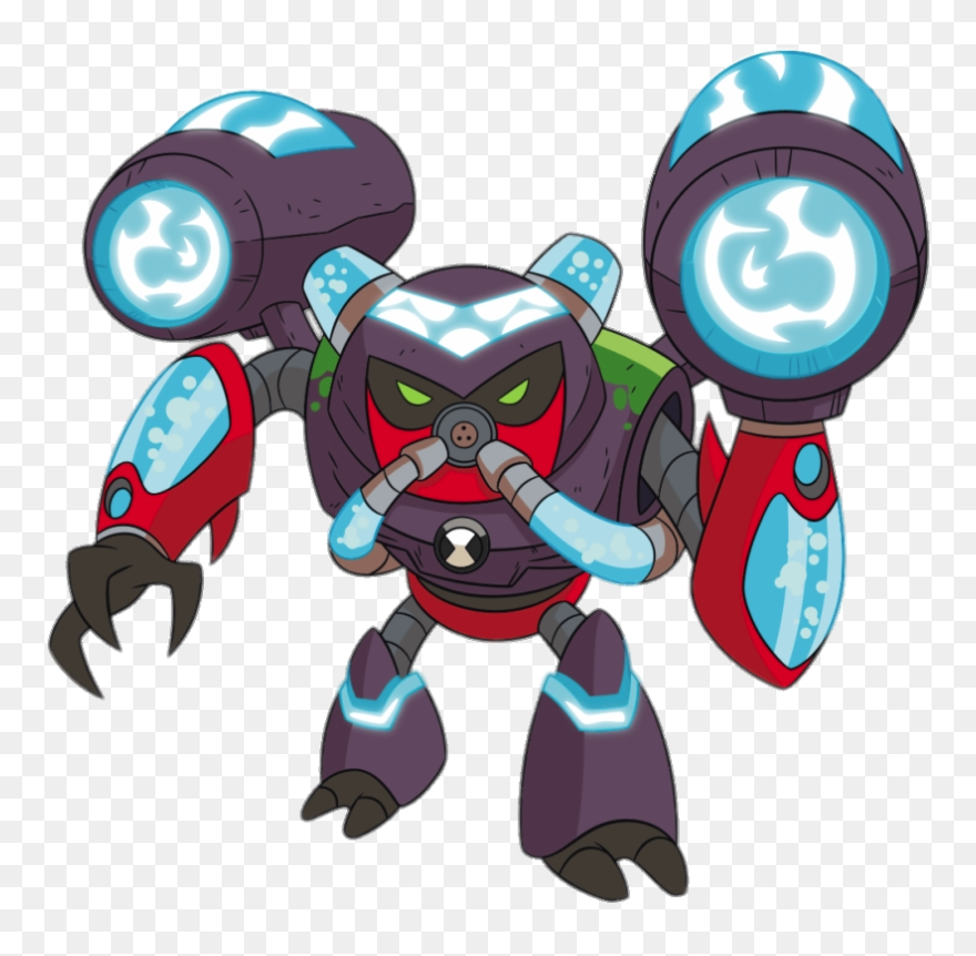 Ben 10 Overflow Front View - Ben 10 Omni Enhanced Overflow Clipart