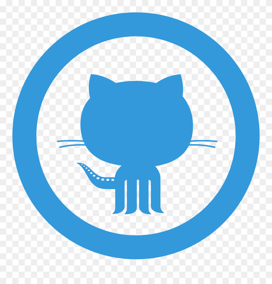 Github Png Transparent Images - Github Blue Icon Png Clipart