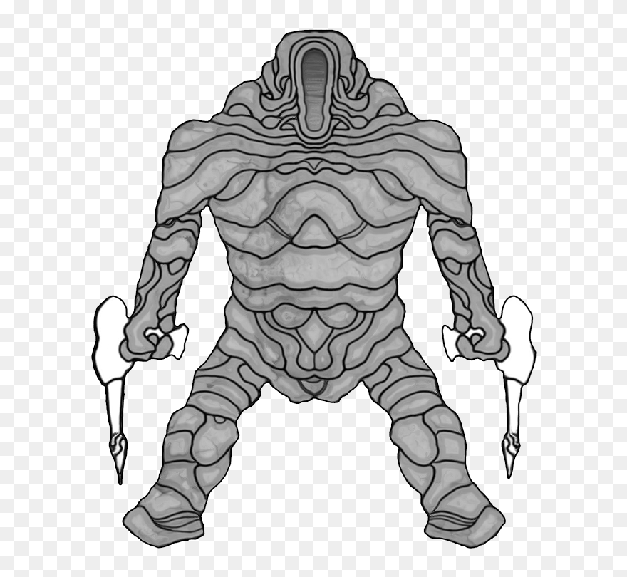 Collection Of Free Cthulhu Drawing Muscle Download - Illustration Clipart