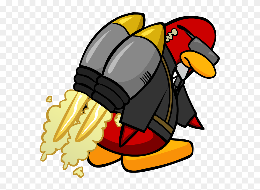 Jetpack Guy Club Penguin Clipart