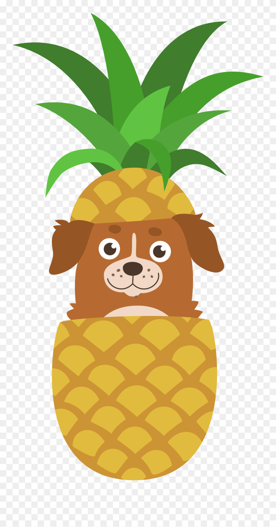 Material Design Ananas Clipart