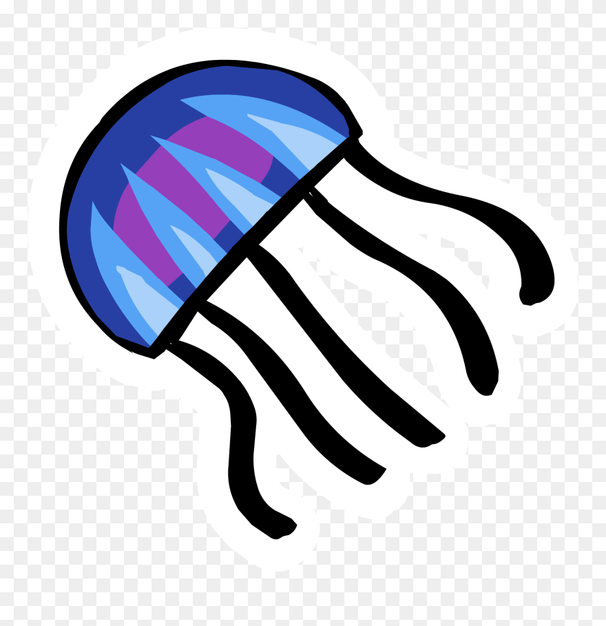 Club Penguin Ice Fishing Jellyfish Clipart