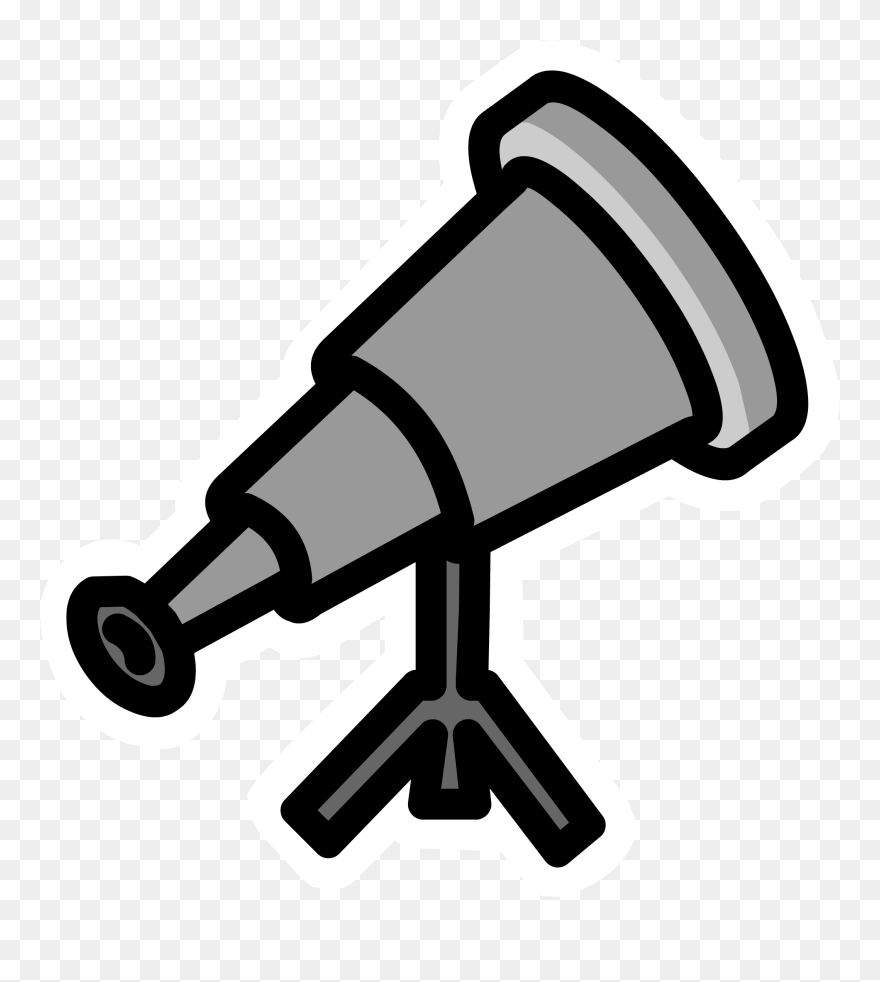Animadas De Un Telescopio Clipart