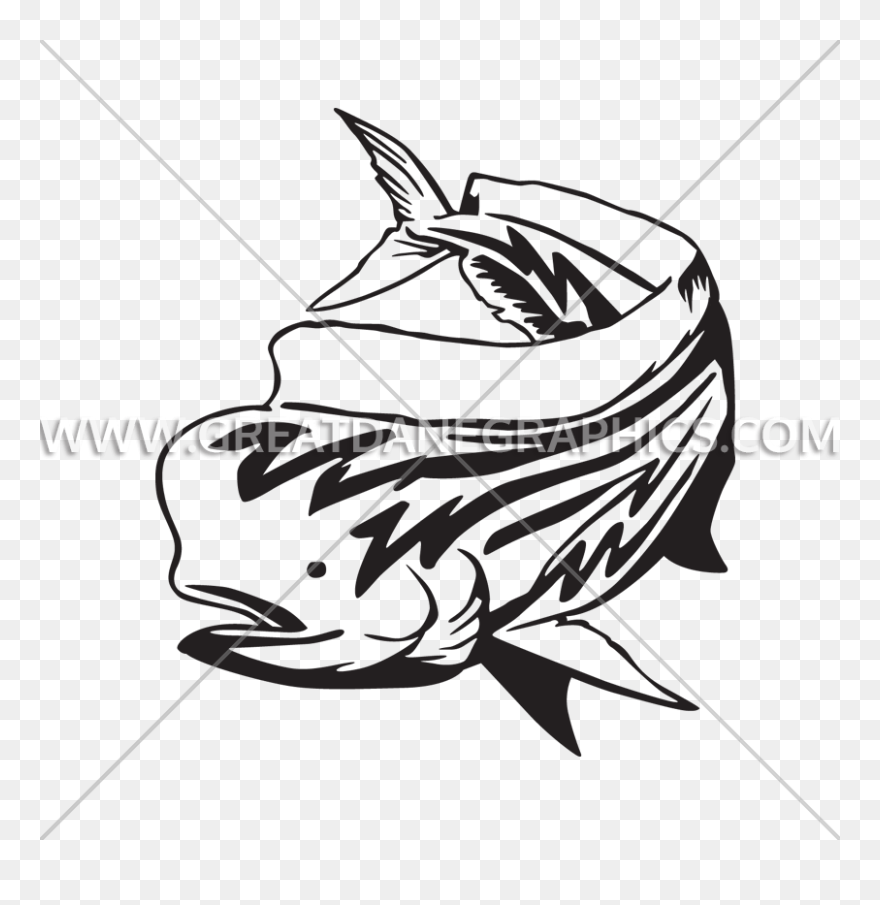 Mahi Drawing At Getdrawings - Svg File Of A Mahi Mahi Tribal Fish Clipart