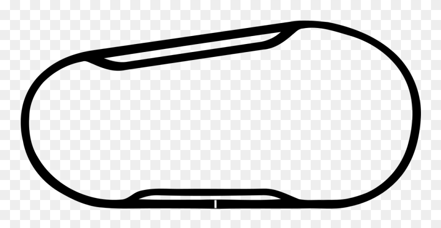 Car Race Track Clipart Jpg Freeuse Stock 1950 Southern - Nascar Track Outline - Png Download
