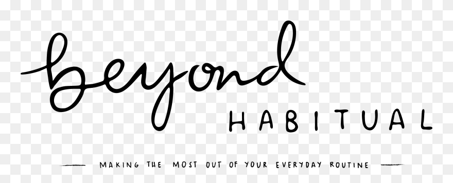 Beyond Habitual - Calligraphy Clipart