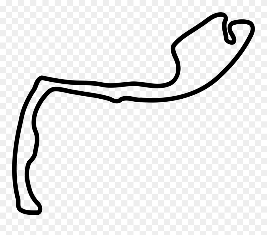 Line Art,area,monochrome Photography - Monaco Circuit Png Clipart
