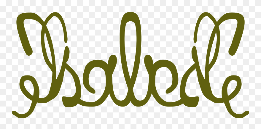 Clipart - Ambigramme Isabelle - Isabelle Clipart - Png Download