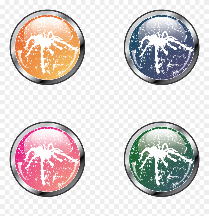 Vector Spider 04 By Dragonart - Coin Clipart