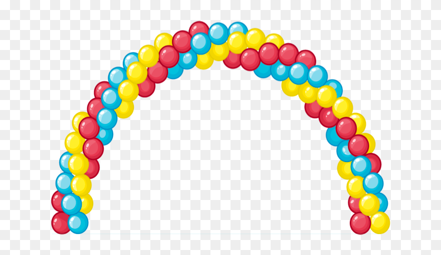 Ballon Clipart Balloon Arch, Picture - Balloon Arch Clip Art - Png Download