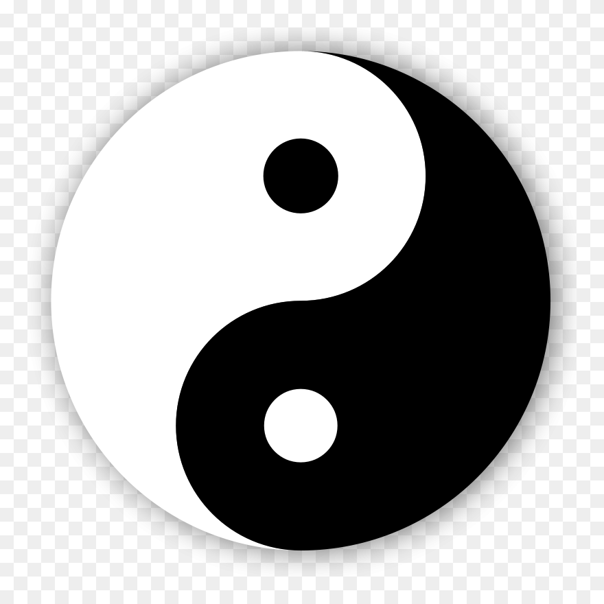 Yin And Yang Svg Clipart